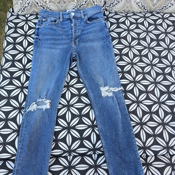 RE/DONE 90's High Rise Ankle Crop - Picture 2 of 7